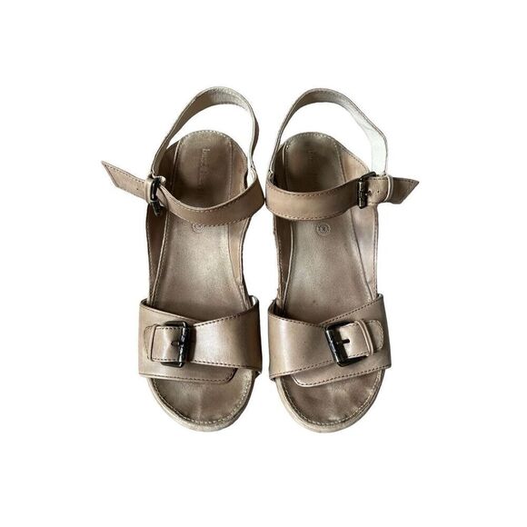 Bussola Formentera Frida Platform Sandal Taupe size 40 US 8 - Picture 2 of 13
